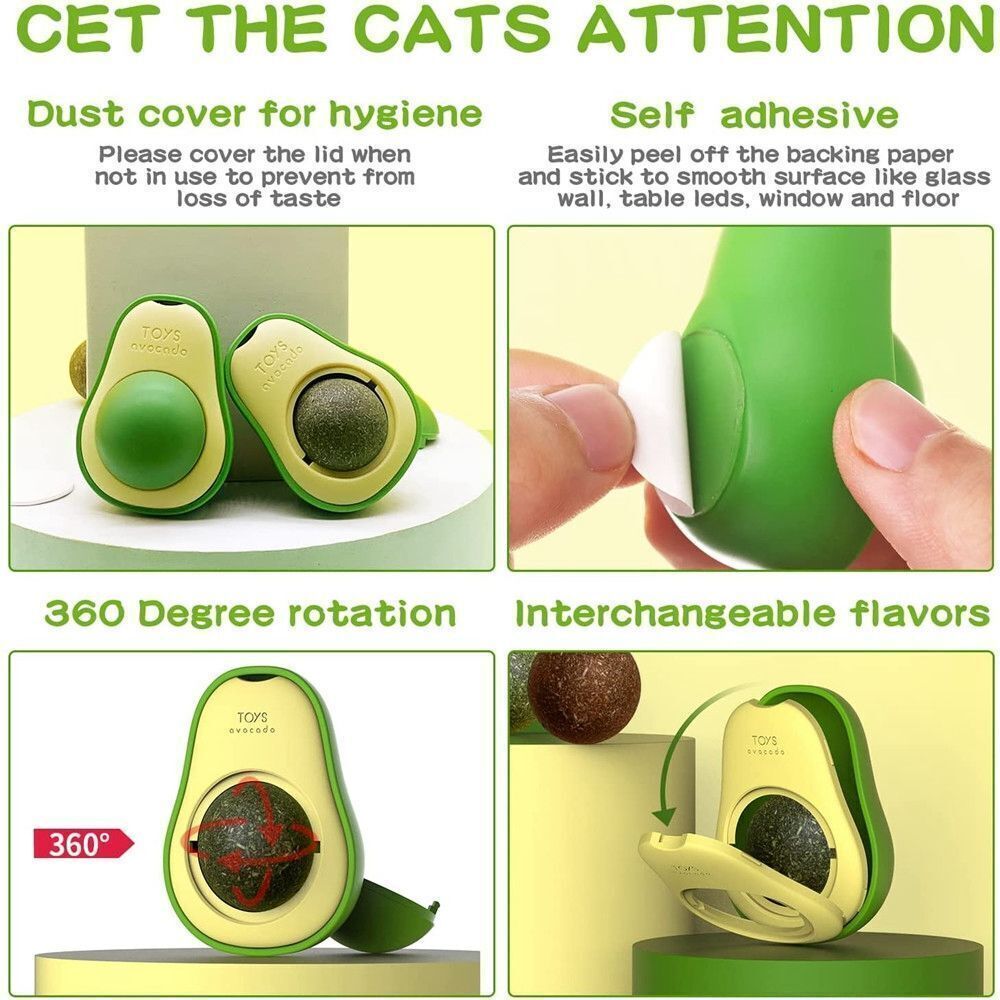 Avocado Catnip Toy - Pawtique Pet Store