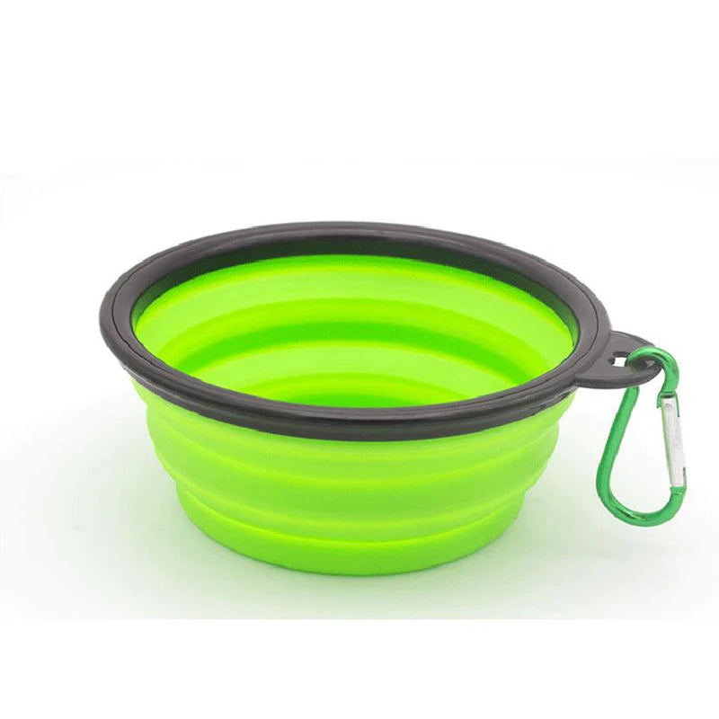 Folding Silicone Pet Feeder Bowl - Pawtique Pet Store