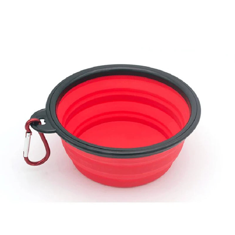 Folding Silicone Pet Feeder Bowl - Pawtique Pet Store