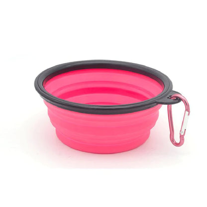 Folding Silicone Pet Feeder Bowl - Pawtique Pet Store