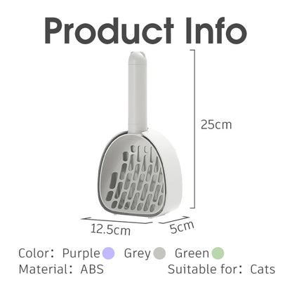 Cat Litter Scoop with Built-in Bag Storage - Pawtique Pet Store